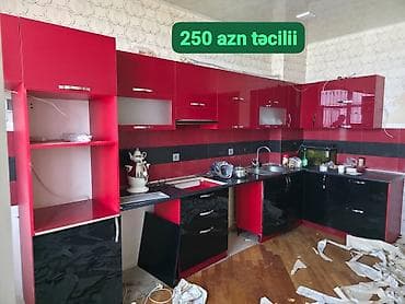 Kod 8598 Mətbex mebili satilir 250 azn Olçusu duz teref 3.15×1 metir