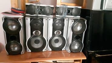 пылесос бу: İşlənmiş Panasonic Kolonka, Növ - Akustik, rəng - Boz — 1