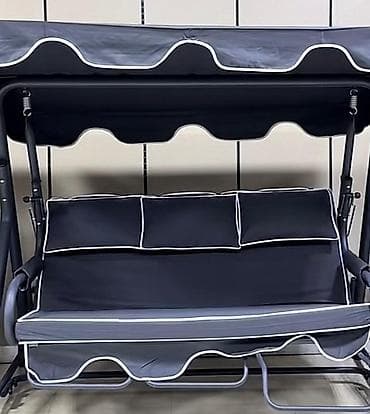 dəmir soba: Bağ yelləncəyi – 3 nəfərlik salon tipli model - Geniş oturacaq və bel — 2