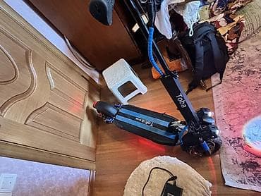 Toba ST-789 elektrik skuteri - Güclü ikiqat ön LED farlar və arxa LED — 2