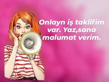 удаленная работа менеджер: Onlayn iş təklifi - Uzaqdan görülən iş formatı - Yazılı — 1