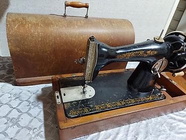 Velosiped aksesuarları: Mexanik tikiş maşını – retro, əl fırladıcı ilə - Korpus: dözümlü — 2