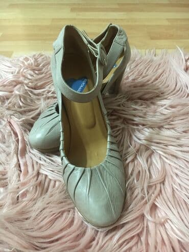 женские толстовки на молниями: Туфли, Размер: 36, цвет - Серый, Б/у — 6