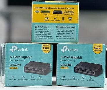 TP-Link Switch LS1005G Gigabit Şəhər: Bakı Malın tipi: Kommutatorlar — 1