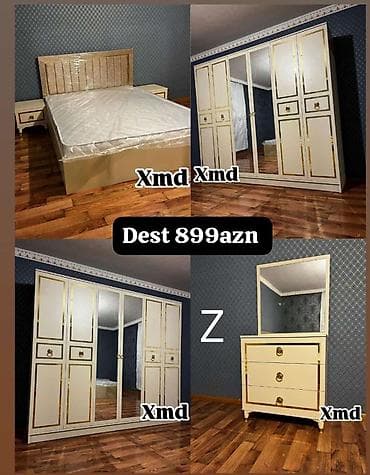 sandiq mebel: İkinəfərlik çarpayı, Yeni — 1