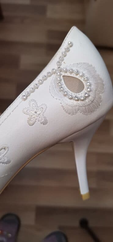 ağ mokasinlər: Tuflilər, Ölçü: 39, rəng - Ağ, Yeni — 3