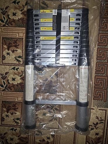 Quruducular: Teleskopik nərdivan - Material: alüminium korpus, sürüşməyə davamlı — 2