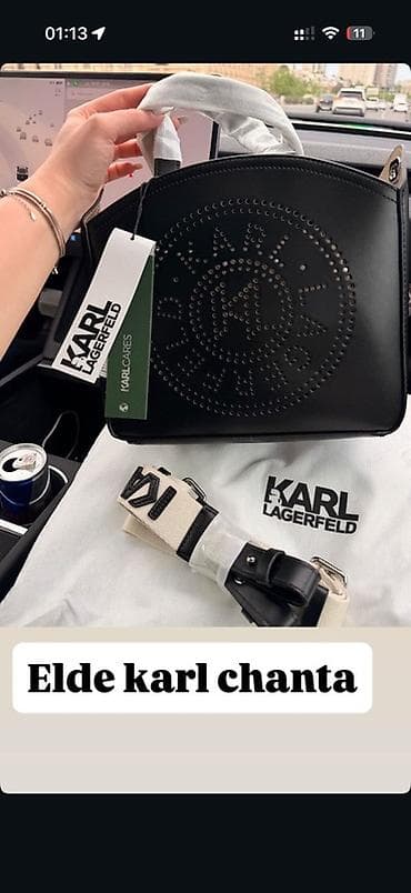 ysl canta: Çiyin çantası, Karl Lagerfeld — 2