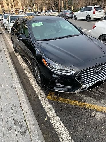ucuz scooterlar: Hyundai Sonata sedan - Korpus rəngi: qara, xrom detallı iri ön — 5