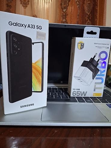 samsung 9500: Samsung Galaxy A33 5G, цвет - Черный, Две SIM карты — 2