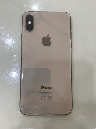 iphone xs max qara: IPhone Xs, 64 GB, Qızılı — 4