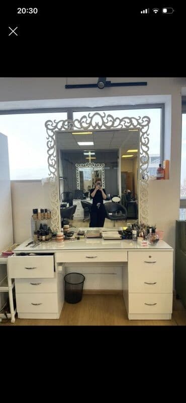 vitrin demir: Salon avadanlıqları və mebelləri - Saç stendi: vitrin tipli, sürgülü — 5