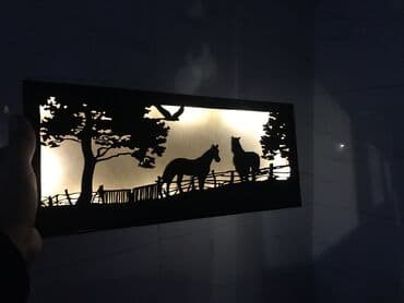 multik sekilleri yazili: Tablo icersinde isigi var hediyye kimi gozel secimdir 
🚙catdirilma var — 3