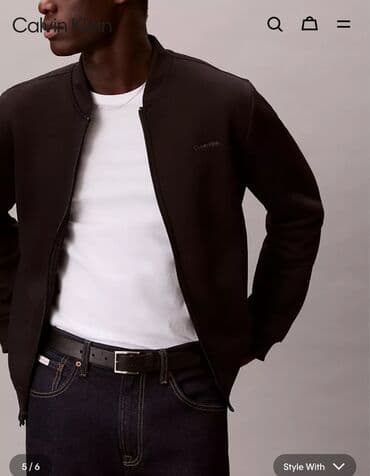 Corab və alt paltarı: Svitşot, Calvin Klein, L, rəng - Qara — 5