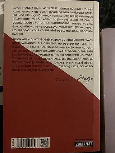 Məhsul: Kitab – Viktor Hüqo, “Gülən Adam” Nəşriyyat/seriya: Parlaq