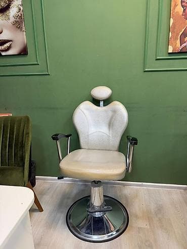 тележка для парикмахерские: Salon kreslosu – peşəkar istifadə üçün - Tip: Bərbər/visaj/salon — 1
