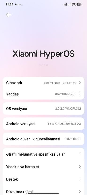 17 pro max mini: Xiaomi 512 GB, rəng - Ağ — 10