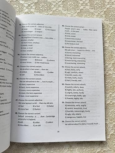 Musiqi alətləri: Məhsul: “English up to 2000 Test – Abituriyentlər üçün İngilis dili — 5