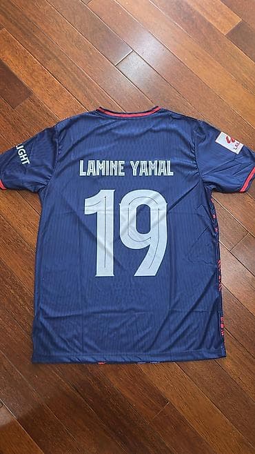 İdman formaları: Yeni A Class Lamine Yamal Barcelona FK Futbolkalar📌 Ağ və Göy Ağ M — 2