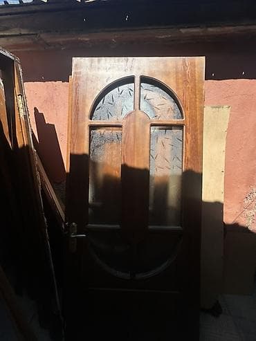 gencede qapi: Daxili otaq qapısı – ağac materialdan, təbii ağac naxışlı şpon — 3