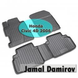 maşin satişi: Novline honda civic 4d 2006 ucun poliuretan ayaqaltilar "aileron" — 1