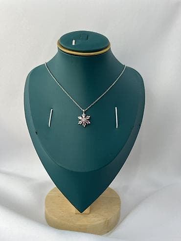 frida aksesuar.com: Gümüş rəngli zərif boyunbağı kolleksiyası - Material: gümüş rəngli — 7