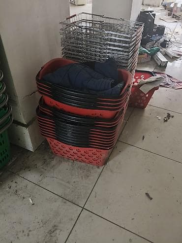 Оборудование для мойки: Mağaza/supermarket üçün alış-veriş səbətləri və metal səbətlər - Tip — 2