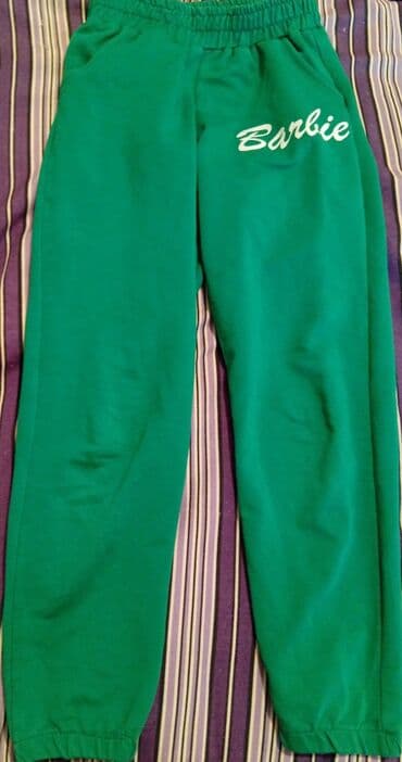 детская слип пижама: Брюки, S, цвет - Зеленый — 2