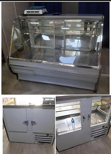Vitrin soyuducu. 470 azn satılır Uzunu 1.50 eni 80 sm tam işlək