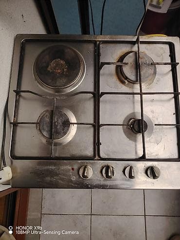 Qaz sobası Quraşdırılan, 4 gözlü, İşlənmiş