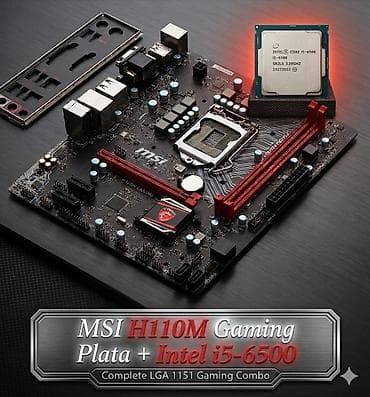 h110: Ana Platası MSI H110M GAMING, İşlənmiş — 1