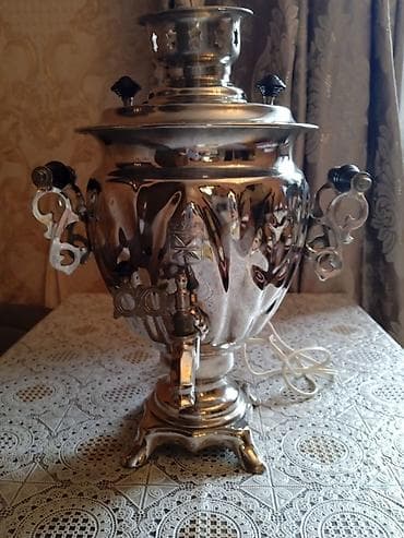 mis samovar: Yeni Elektrik Samovar, 3 l, Ünvandan götürmə — 1
