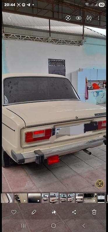 s class yan guzguleri: VAZ 2106 sedan - Rəng: bej - Kuzov: sedan, xrom bamperlər, orijinal — 2