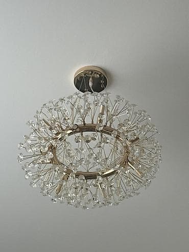 Çılçıraq, 10 və daha çox lampa, Metal