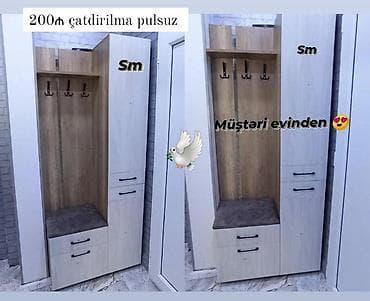 wkaflar: Yeni, 1 qapı, Ağ, Açılan, Düz dolab — 1