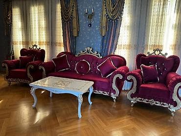 İşlənmiş, Divan, 2 kreslo