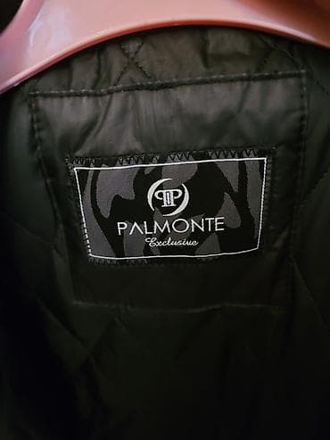 PALMONTE Exclusive kişi palto - Rəng: qara - Model: klassik, dizə — 2