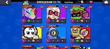 Velosiped aksesuarları: Brawl Stars hesabı – 78/99 döyüşçü Ümumi: - Kupa: 17 893+ - — 8