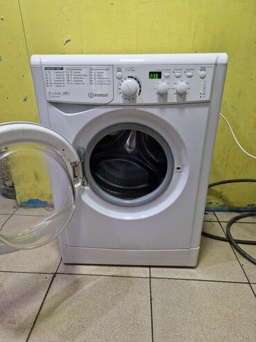 двигатель для стиральной машины: Стиральная машина Indesit, 6 кг, Б/у, Автомат, Есть сушка, Нет кредита, Платная доставка — 4