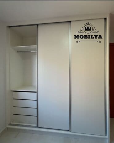 şifaner modelleri: Yeni, Kupe, 3 qapılı Düz dolab, Qarderob, paltar dolabı, Azərbaycan — 4