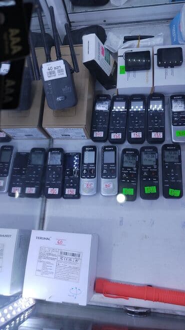 ses yazan aparat satisi: Diktafonlar hər növ. Hər giymətə — 10