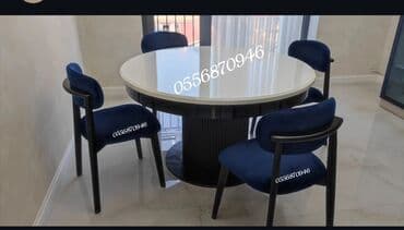 oturacaq dəstləri: Qonaq otağı üçün, Yeni, Açılan, Dördbucaq masa, 6 stul — 8