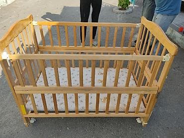 Oğlan və qız üçün, Yeni, Dördbucaq, Beşik, Dəstsiz, Matras ilə, Yellənmə mexanizmsiz — 3