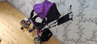 руль для велосипеда: İşlənmiş Üç təkərli Uşaq velosipedi 16", sürətlərin sayı: 1, Ünvandan götürmə — 2