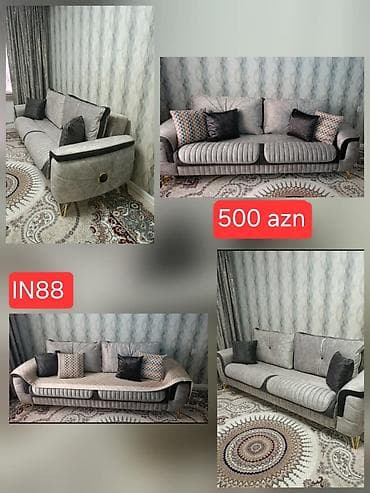 krep parca: ENDİRİM! Divan təcili olaraq satılır – 500 AZN. - Model: açılan və — 1