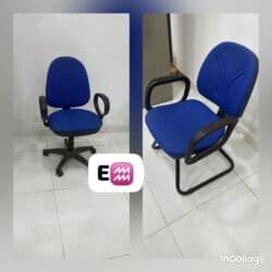 офисное кресло баку: Б/у, С колесиками, Ткань — 1