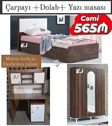 taxta satisi: Oğlan və qız üçün, Təknəfərlik çarpayı — 1