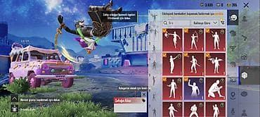 qizil tesbeh: PUBG Mobile hesabı – zəngin kosmetik kolleksiya - Səviyyə: 85; Klan — 6