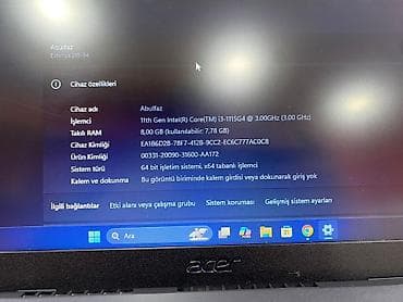 acer notebook qiymetleri: Acer Aspire, 15.6 ", Intel Core i3, 128 GB — 5