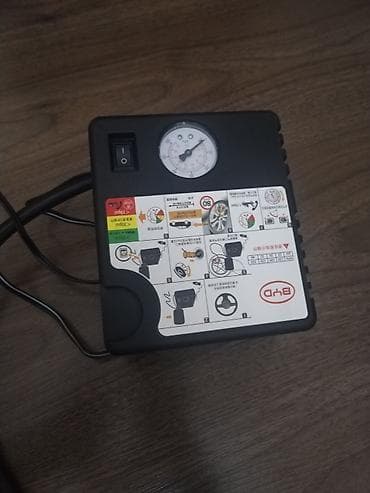 islenmis kompressor: Avtomobil üçün portativ təkər kompressoru - 12V avtomobil çaxmaq — 1